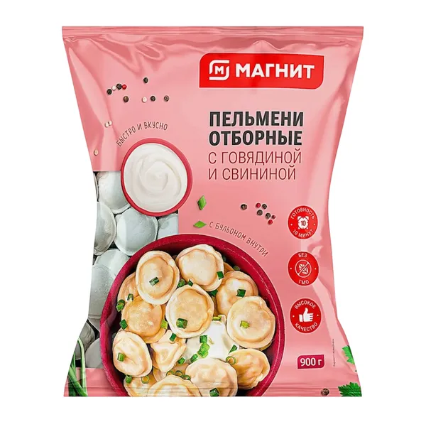 Пельмени отборные свино-говяжьи "Магнит"
