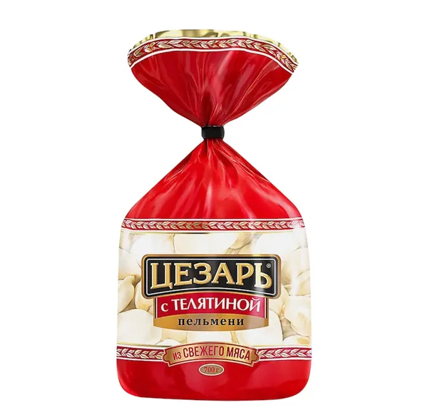 Пельмени Цезарь с телятиной